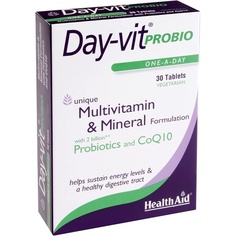 Day-Vit Пробио вегетарианские таблетки 30 шт., Healthaid