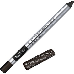 Водостойкий коричневый карандаш для глаз Perfect Contour Kajal, цвет 61, темно-коричневый, Isadora