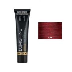 Перманентный крем | Стойкая краска для волос - цвет 6RR двойной красный темно-русый 74мл Joico Lumishine