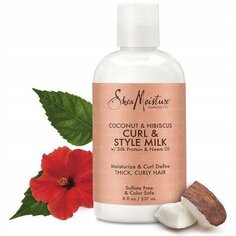 Кондиционер для волос, 237 мл Shea Moisture Coconut &amp; Hibiscus Curl &amp; Style Milk, Inna marka