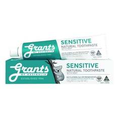 Натуральная успокаивающая зубная паста для чувствительных зубов без фтора, 100 г Grants of Australia, Sensitive Natural Toothpaste