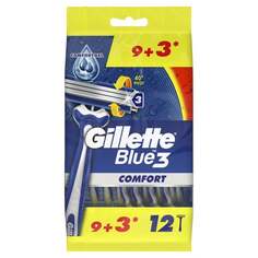 Одноразовая мужская бритва, 12 шт. Gillette Blue3 Comfort