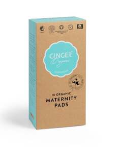 Органические прокладки для беременных Ginger Прокладки послеродовые, 10 шт., Ginger Organic
