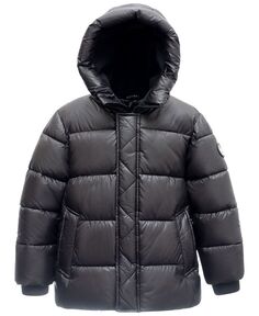Тяжелая куртка-пуховик для новорожденных и маленьких мальчиков Michael Kors, черный