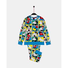 Пижама Disney Mickey Window, разноцветный