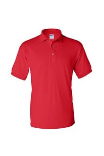 Рубашка поло из джерси DryBlend для взрослых с короткими рукавами Gildan, красный