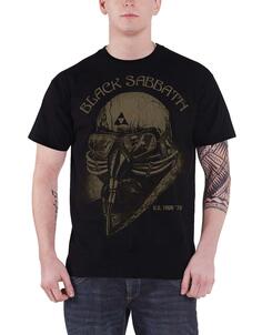 Винтажная футболка Tour 78 по США Black Sabbath, черный