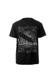 Винтажная футболка Led Zeppelin, черный