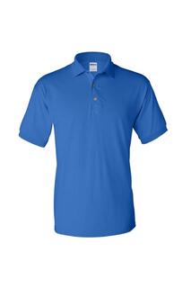 Рубашка поло из джерси DryBlend для взрослых с короткими рукавами Gildan, синий