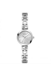 Модные аналоговые кварцевые часы Lady G из нержавеющей стали - Gw0549L1 Guess, серебро