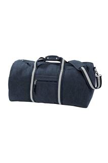 Винтажная холщовая дорожная сумка - 45 литров (2 шт. в упаковке) Quadra, темно-синий