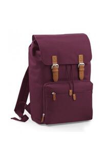 Винтажный рюкзак для ноутбука Bagbase, красный
