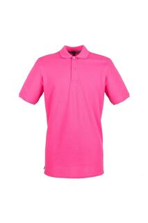 Рубашка поло из хлопка пике современного кроя Henbury, розовый