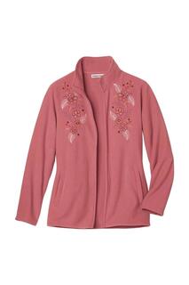 Флисовая куртка с вышивкой Atlas For Women, розовый