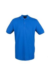 Рубашка поло из хлопка пике современного кроя Henbury, синий