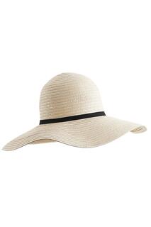 Шляпа от солнца с широкими полями Marbella Beechfield, обнаженная Beechfield®