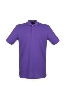 Рубашка поло из хлопка пике современного кроя Henbury, фиолетовый