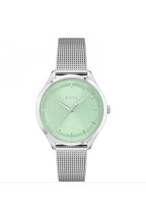 Модные аналоговые кварцевые часы Pura из нержавеющей стали — 1502636 BOSS, зеленый