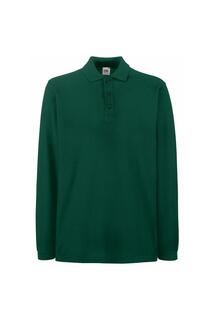 Рубашка поло премиум-класса с длинными рукавами Fruit of the Loom, зеленый