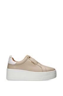 Кроссовки &apos;Connected Laceless&apos; Leather Trainers Carvela, бежевый