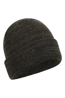 Твист-шапка-бини, дышащий теплый головной убор, мягкая зимняя шапка Mountain Warehouse, хаки
