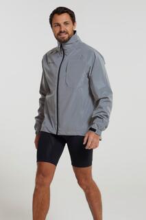 Водонепроницаемая велосипедная куртка Adrenaline, светоотражающее пальто Mountain Warehouse, серебро