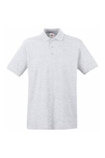 Рубашка поло премиум-класса с короткими рукавами Fruit of the Loom, серый