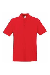 Рубашка поло премиум-класса с короткими рукавами Fruit of the Loom, красный