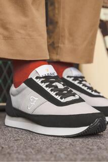 Кроссовки &apos;Darton&apos; Casual Lace Up Trainers Farah Footwear, серый