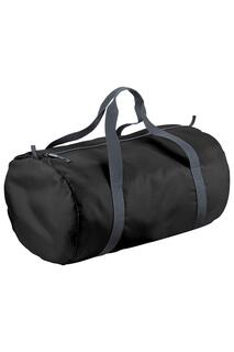 Водонепроницаемая дорожная сумка Packaway Barrel Bag / Duffle (32 литра) (2 шт.) Bagbase, черный