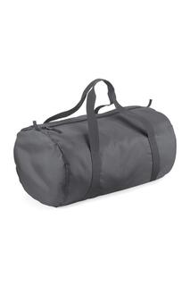 Водонепроницаемая дорожная сумка Packaway Barrel Bag / Duffle (32 литра) (2 шт.) Bagbase, серый