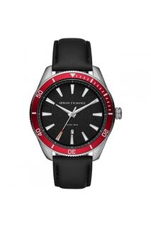 Модные аналоговые кварцевые часы из нержавеющей стали - Ax1836 Armani Exchange, черный