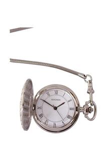 Карманные классические аналоговые кварцевые часы из нержавеющей стали — 3798 Sekonda, серебро