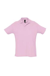 Рубашка поло с короткими рукавами Summer II Pique SOL&apos;S, розовый Sols
