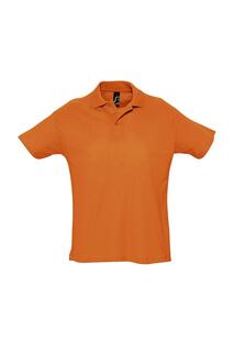 Рубашка поло с короткими рукавами Summer II Pique SOL&apos;S, оранжевый Sols