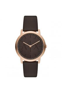 Модные аналоговые кварцевые часы из нержавеющей стали - Ax2873 Armani Exchange, коричневый