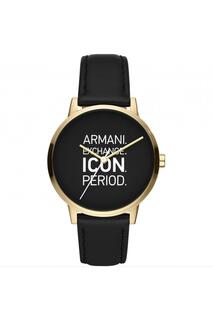 Модные аналоговые кварцевые часы из нержавеющей стали - Ax2741 Armani Exchange, черный