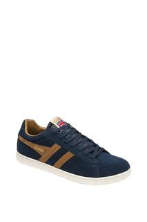 Кроссовки &apos;Equipe Suede&apos; Suede Lace-Up Trainers Gola, темно-синий