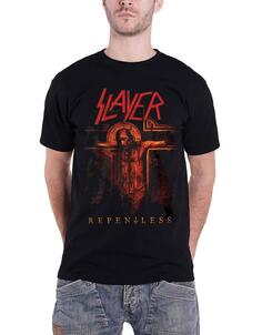 Безжалостная футболка Slayer, черный
