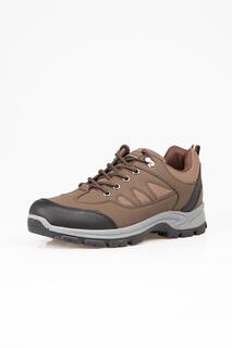 Низкие рабочие туфли на толстой подошве для походов и уличных кроссовок KRISP, коричневый