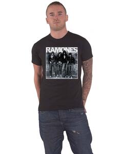 Футболка с обложкой первого альбома Ramones, черный