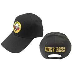 Бейсболка Classic Band с логотипом и ремешком на спине Guns N Roses, черный