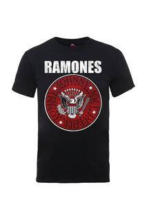 Футболка с печатью Ramones, черный