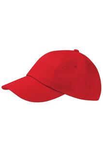 Низкопрофильная кепка/головной убор из плотного хлопка Beechfield, красный Beechfield®