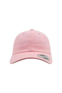 Низкопрофильная кепка из хлопкового твила Flexfit, розовый