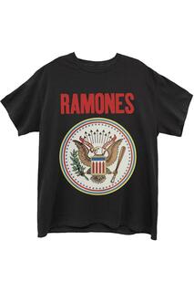 Футболка с печатью Ramones, черный