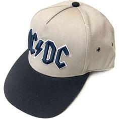 Бейсболка Snapback Classic Band с логотипом AC/DC, коричневый