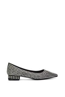 Свадебная обувь на блестящем каблуке «Gemini» со стразами Свадебные туфли на каблуке XY London, черный
