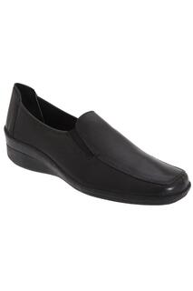 Гибкая повседневная обувь из мягкой кожи с двойной ластовицей Mod Comfys, черный