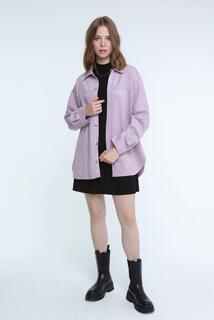 Куртка из искусственной замши ELLE, фиолетовый